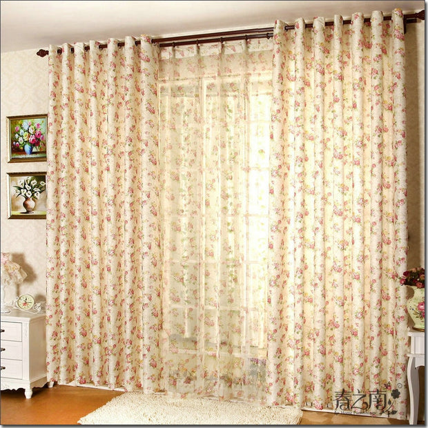 Cretonne Recommended New Flower Curtains