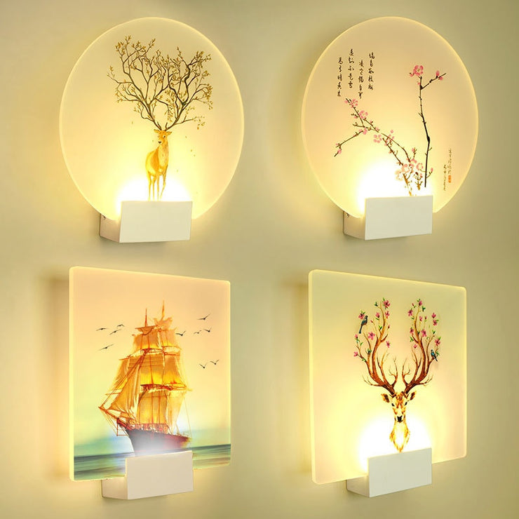 Modern Romantic Loveliness With Classic Picture Wall Lamp