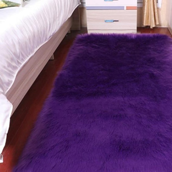 Faux Fur Fluffy Floor Rugs