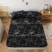 Pattern Stitching 3 pcs Fitted Bed Sheets