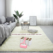 Nordic fluffy carpet rugs for bedroom